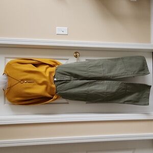 TORY BURCH Wide Leg Carpenter Pants